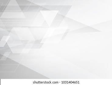 Abstract grey and white tech geometric corporate design background and wheel rim Vector illustration