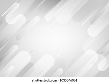 Abstract grey and white tech geometric corporate design background eps 10.Vector illustration