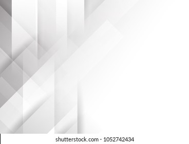 Abstract grey and white tech geometric corporate design background eps 10.Vector illustration