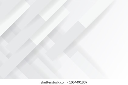 Abstract grey and white tech geometric corporate design background.Vector illustration