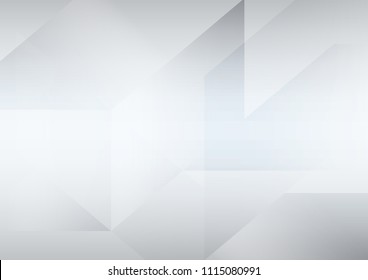 Abstract grey and white tech geometric corporate design background eps 10.Vector illustration