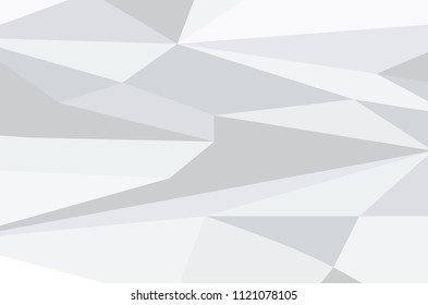 Abstract grey and white tech geometric corporate design background eps 10
