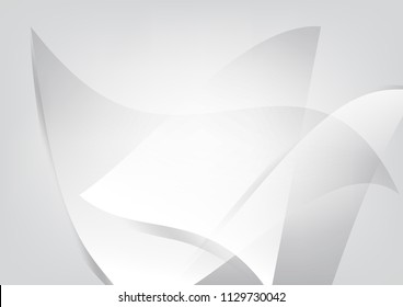 Abstract grey and white tech geometric corporate design background eps 10.Vector illustration