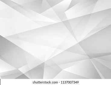 Abstract grey and white tech geometric corporate design background eps 10.Vector illustration