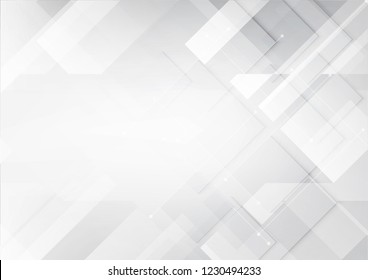 Abstract grey and white tech geometric corporate design background and wheel rim Vector illustration