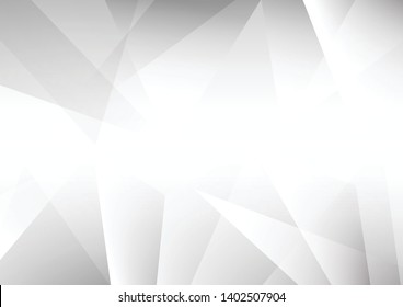 Abstract grey and white tech geometric corporate design background eps 10.Vector illustration