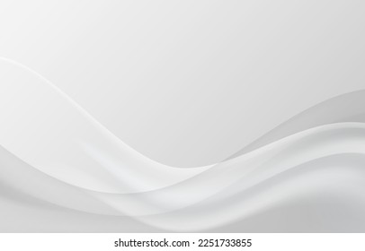 Abstract grey and white tech geometric corporate design background eps 10.Vector illustration