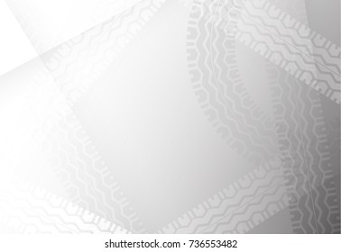 Abstract grey and white tech geometric corporate design background and wheel rim Vector illustration