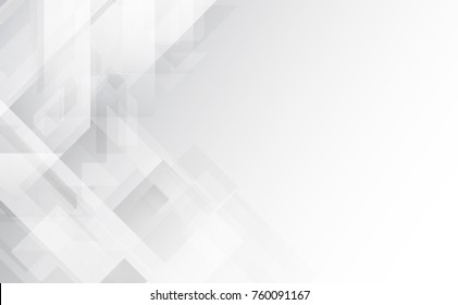 Abstract grey and white tech geometric corporate design background .Vector illustration