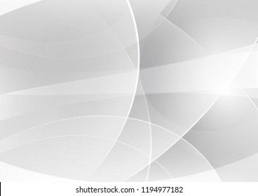 Abstract grey and white technology geometric corporate design background .Vector illustration