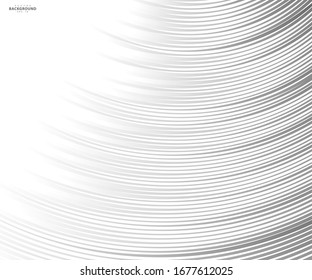 Abstract grey white waves and lines pattern for your ideas, template background texture.