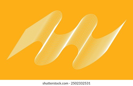 Abstract grey white waves and lines pattern. Vector futuristic template background. Undulate wave swirl. frequency soundwave; twisted curve lines with blend effect. Technology, data science.