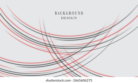 Abstract grey white waves and lines pattern