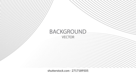 Abstract  grey white waves and lines pattern for your ideas, template background texture