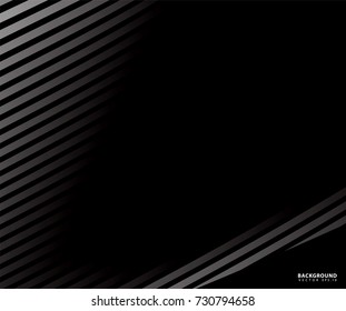 Abstract grey white waves and lines pattern. Vector template background