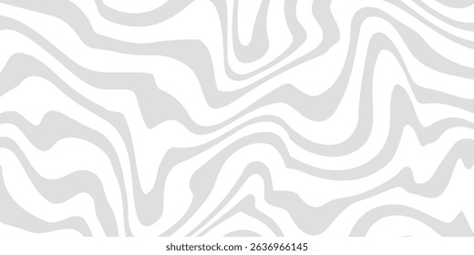 Abstract Grey and White Wavy Line Pattern Background Vector Design for Modern Layouts
