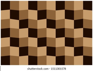 Abstract grid background design with brown color. vector eps10