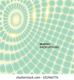 Abstract grid background with radiant lines