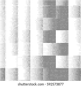 Abstract grid dot background pattern. Spotted halftone vector line checkered illustration
