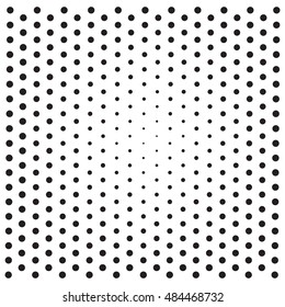 Ilustración de puntos de cuadrícula abstractos, con puntos, fondo de arte pop, patrón de semitono, estilo retro