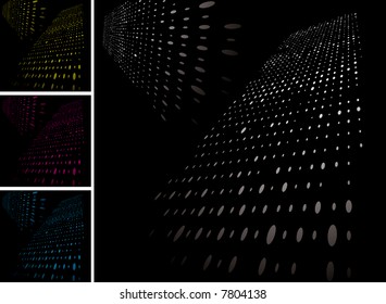 abstract grid in four color variation ideal as a background
