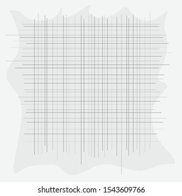 abstract Grid gray background. blank lined paper.