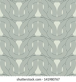 Abstract grid intricacy weave. Seamless pattern. Vector.