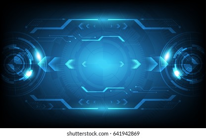 Abstract grid line circuit technology background