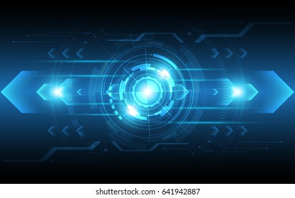 Abstract grid line circuit technology background