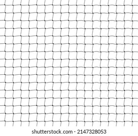 Abstract grid line Rope mesh seamless background. vector illustration for sport soccer, football, volleyball, tennis net, or Fisherman hunting net rope trap texture pattern. string wire barrier fence.