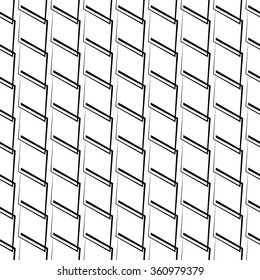 Abstract grid, mesh background with rectangular edgy shapes. Minimal monochrome pattern. (Repeatable)