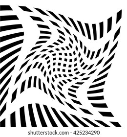 Abstract grid, mesh backgrounds with different distortions.