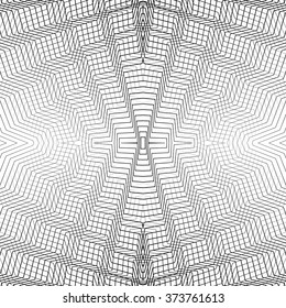 Abstract grid, mesh geometric pattern with thin intersecting lines