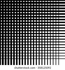 Abstract grid, mesh, grillage or lattice pattern. Abstract monochrome background with intersecting lines. Seamlessly repeatable.