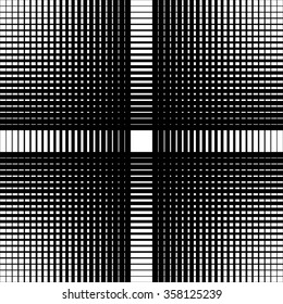 Abstract grid, mesh, grillage or lattice pattern. Abstract monochrome background with intersecting lines. Seamlessly repeatable.