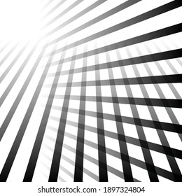 Abstract grid, mesh. Lattice, grating, grill in 3D perspective