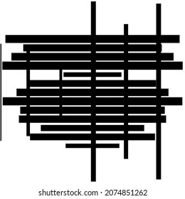 Abstract grid, mesh, lattice, grating geometric element