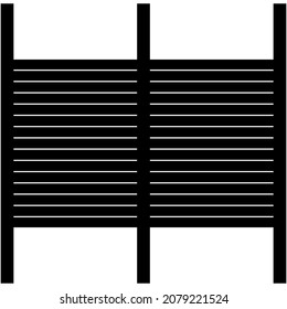 Abstract grid, mesh, lattice, grating geometric element