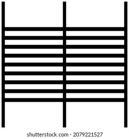 Abstract grid, mesh, lattice, grating geometric element