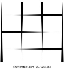 Abstraktes Gitter, Gitter, Gitter, gerissenes geometrisches Element