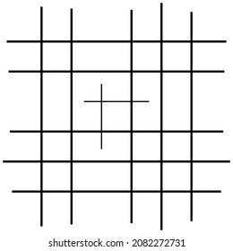 Abstract grid, mesh, lattice, grating geometric element