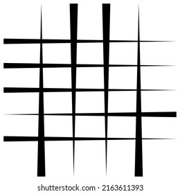 Abstract grid, mesh, lattice, grating geometric element