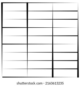 Abstract grid, mesh, lattice, grating geometric element