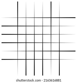 Abstract grid, mesh, lattice, grating geometric element