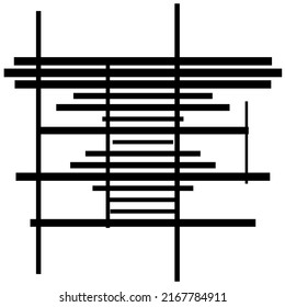 Cuadrícula abstracta, malla, entramado, elemento geométrico de graficación