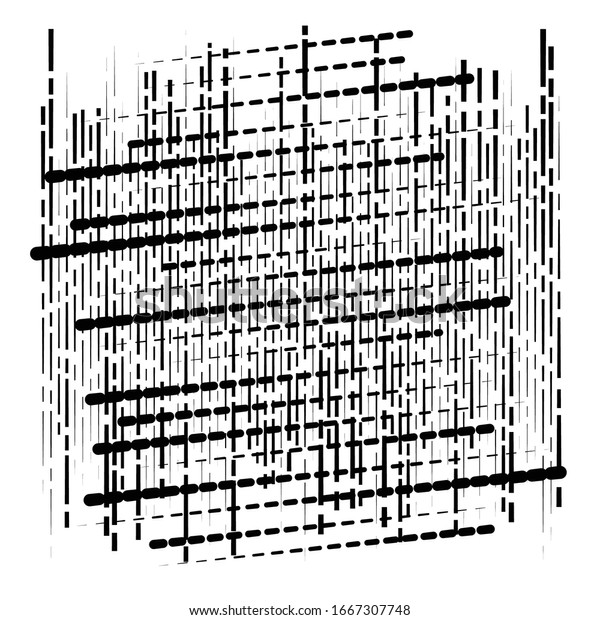 abstract\
grid, mesh of random scatter chunks, pieces. geometric abstract\
illustration. geometric matrix, array\
pattern