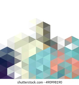 Abstract grid mosaic background