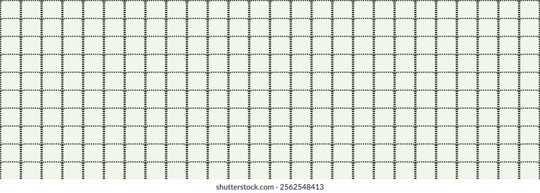 Abstract Grid Pattern: Black and White Striped Lines with Dotted Intersections