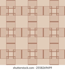 Abstract grid pattern, linear elements, balanced composition, warm color palette, contemporary look, versatile usage, intricate details, artistic design, perfect for digital and print media