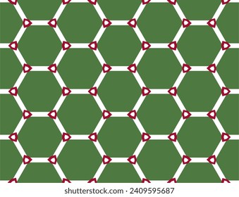 Abstract grid pattern on fabric background. No people.